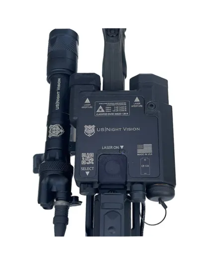 DesignateIR-V™ Three Beam Laser Green Visible / Infrared Laser / VCSEL IR Illuminator / Black ON sale