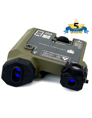 DesignateIR-V™ Three Beam Laser Green Visible / Infrared Laser / VCSEL IR Illuminator / OD Green